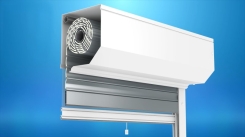 The front mounted ST2000® shutter with a mosquito net